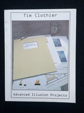 Rare Magic Tricks Book Stage Illusions Advanced Illusion Projects Tim Clothier