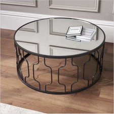 Glass Mirrored Coffee Table