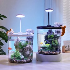Round Fish Tank Transparent