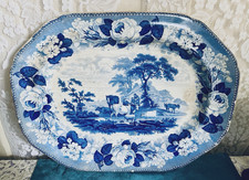 1820's Staffordshire Blue and