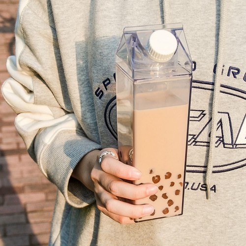 Reusable clear water bottle - reusable,
