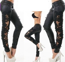 Sexy Miss Women Wet Leather