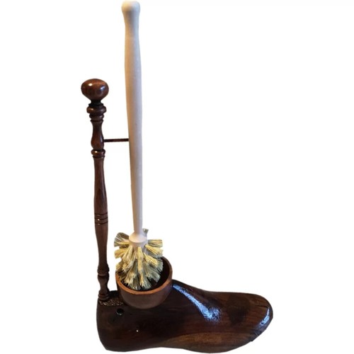 Antique hardwood shoe last - shoe,