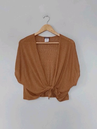 Kim linen look knit long - &,