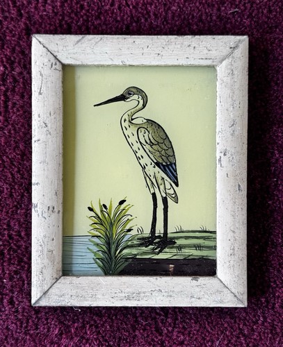 Indian heron reverse - indian, glass