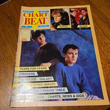 Chart Beat Magazine. Issue 4.  Duran Duran Wham Tears for Fears The Police