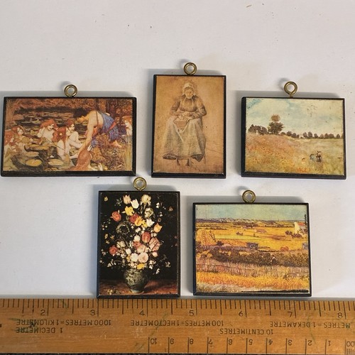 Vintage miniature art - vintage, prints
