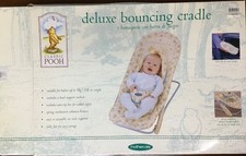 Mothercare Deluxe Bouncing Cradle with Head support & Anti Tip Bar