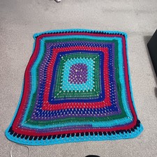 Handmade Blanket Crochet Baby Blanket Cot Crib  Acrylic 35" *40"