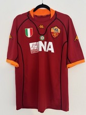 AS Roma Home Shirt 2001/02, Original Shirt (Size XXXL) Although Modern Sizing XL