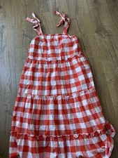F&F red & White Gingham Tiered