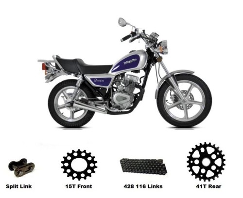 Chain sprockets set to - &, fit