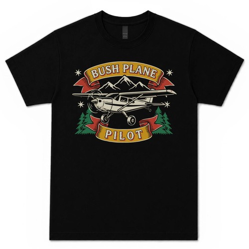 Bush plane pilot - bush, t-shirt