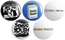 5 x Sonic Youth BUTTON PIN