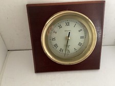 Vintage Brass  Ships Clock, Britannia quartz