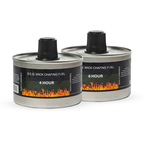 Heat chafing dish fuel - dish,