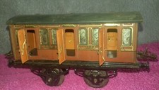 1930s O Gauge Hornby Series LNER 1224 1st 3rd Railway Coach Carriage Doors