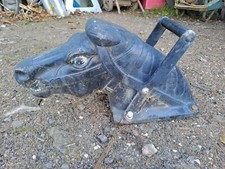 Cast Iron Horses Head, Playground Equipment, Garden Ornament,  Pillar Cap