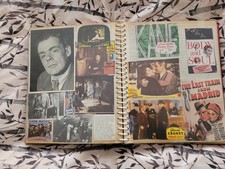 Vintage Scrap book Movie stars