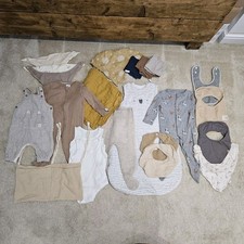 22 x Baby Clothes Bundle Size 3-6 Months sleeping bag vest sleepsuit bib muslin