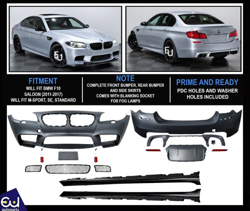 Style front rear bumper - m5,