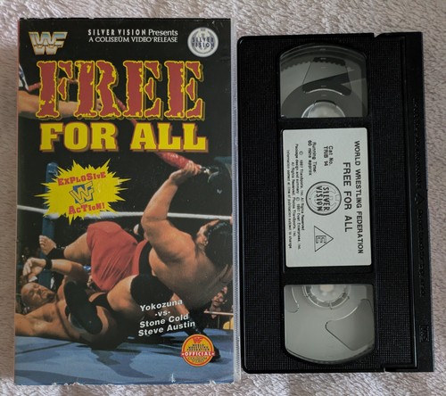 Wwf free for all - vhs, wrestling