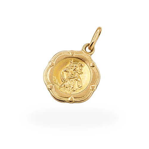 Small 9ct gold christopher - 9ct,