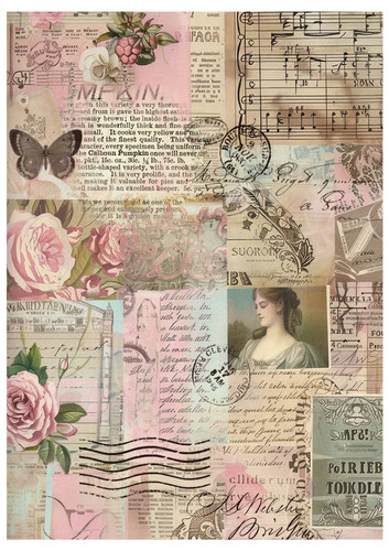 Rice paper decoupage - -, a4