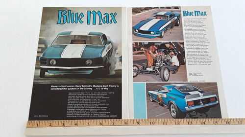 1970 blue max mustang drag - 1970,
