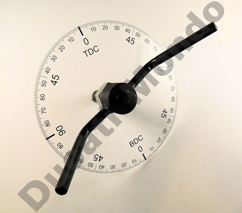 Crank timing degree tool