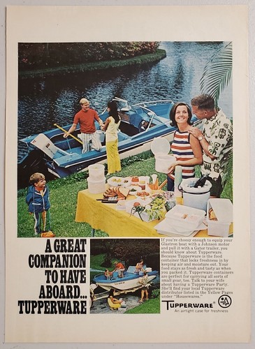 1970 print tupperware - ad,