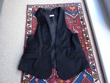 Pinko Ladies Sleeveless Tuxedo Jacket / Waistcoat Size UK 12