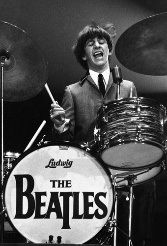 Ringo starr beatles black and - starr,