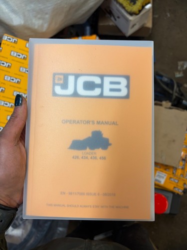 Jcb operators manual loader - jcb,