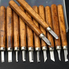 Wood Lathe Chisel Set Woodworking Turning Tools/Cutting Carving Q6T6