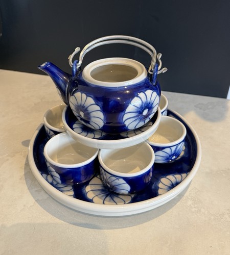 Porcelain japanese style blue - japanese,