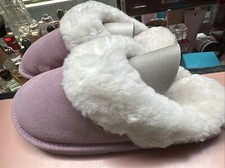 New Rj's Fuzzies Ladies Scuff