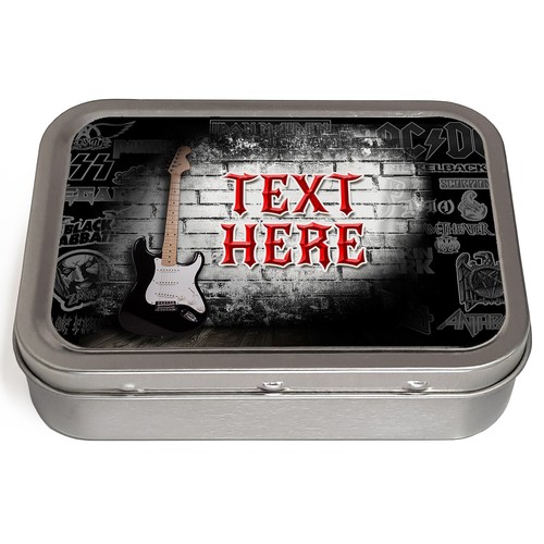 Personalised tobacco tin music - tobacco,
