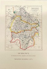 Warwickshire Foxhunting Map