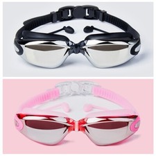 Swimming Goggles for Men Women Adult Kids Diving Googles Anti Fog with Earbud