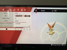 Victini Pokemon Sword And