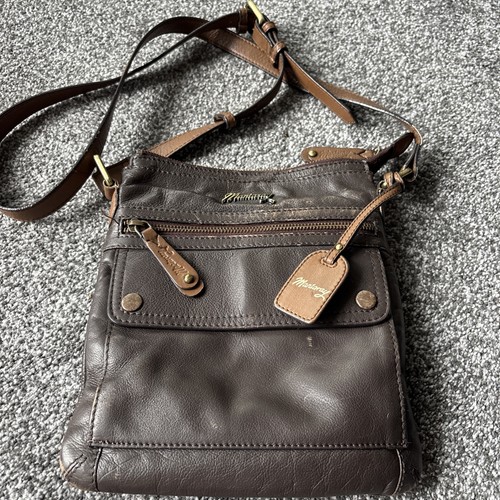Brown genuine leather - genuine,