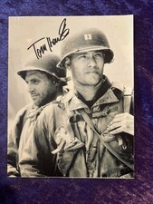 Signed Photograph of Tom Hanks In Saving Private Ryan 16.4 X 12.6 Cm