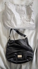 Oroton Mystical Hobo black leather shoulder bag
