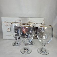 Set Of 4 Imperial Gold Rim
