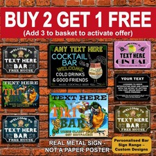 Personalised Bar Signs Custom