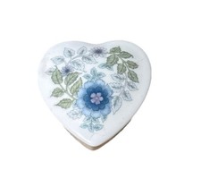 Wedgwood Clementine Bone China Heart Trinket Dish Mini Size 6cm By 2cm