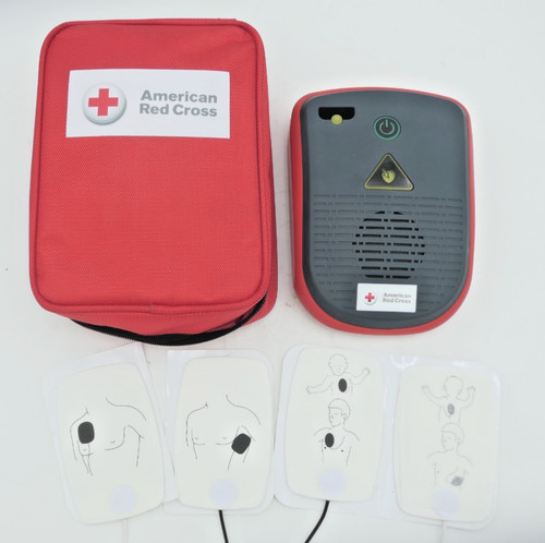 American red cross - cross, aed