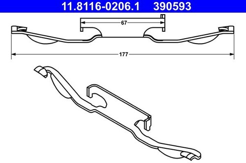 Fits ate 8116 0206 - fits, 11.8116-0206.1