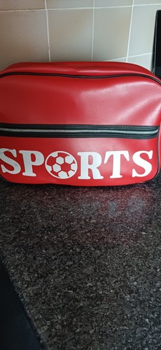 Vintage 1970s sports bag red - sports,